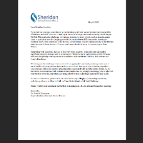 A Letter from Dr. Thompson- TikTok Challenge