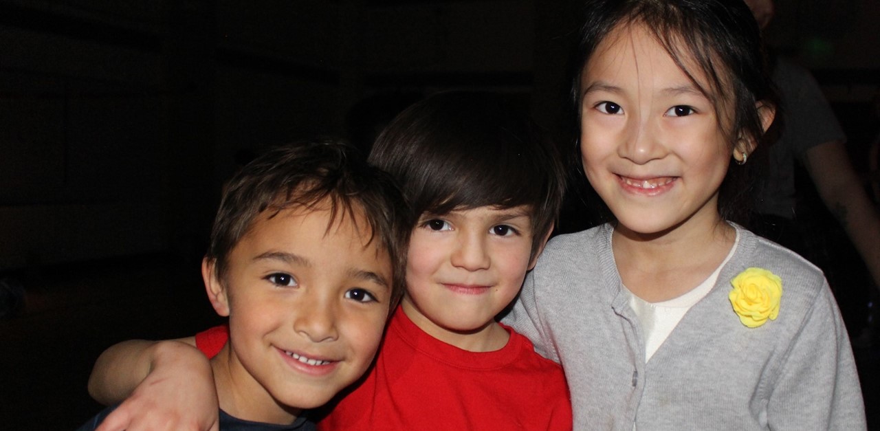 3 children at dance